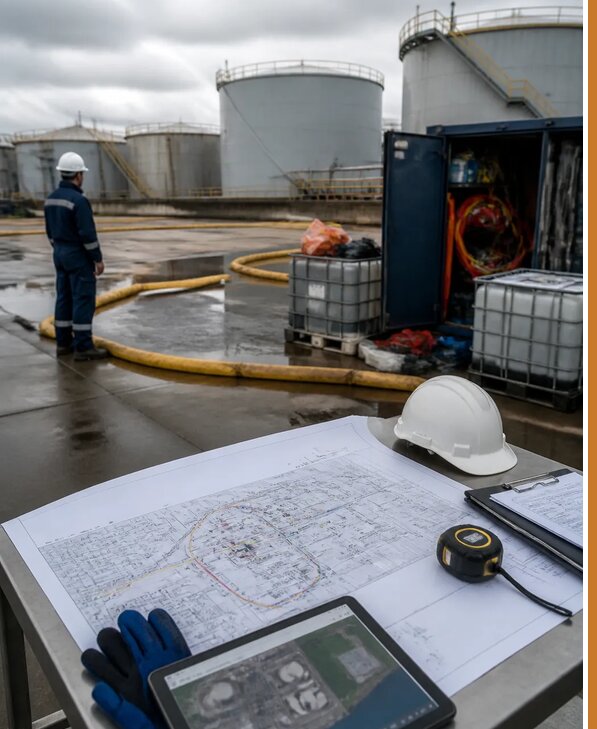 Разработка плана ликвидации разливов нефти в Твери